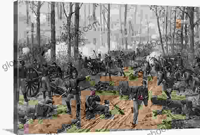 A Fierce Battle Scene Between Union And Confederate Soldiers History Of The Civil War: 1861 1865