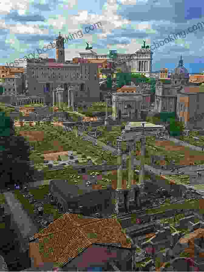 A Grand Cityscape Of Ancient Rome, With Towering Columns, Majestic Arches, And Bustling Streets. Meet The Ancient Romans James Davies