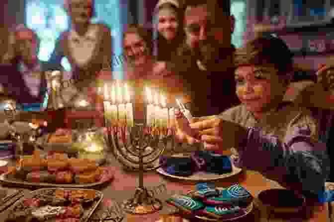 A Jewish Family Celebrating Hanukkah The Face Of Samaria: The History And Life Of Jews In The Heartland Of Israel (Israel Today)