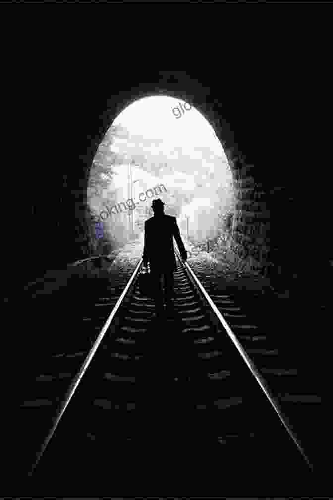 A Man Walking On A Path Towards A Bright Light At The End Of A Tunnel. The True Nature Of Reality: A Spiritual Inquiry Into What S Real