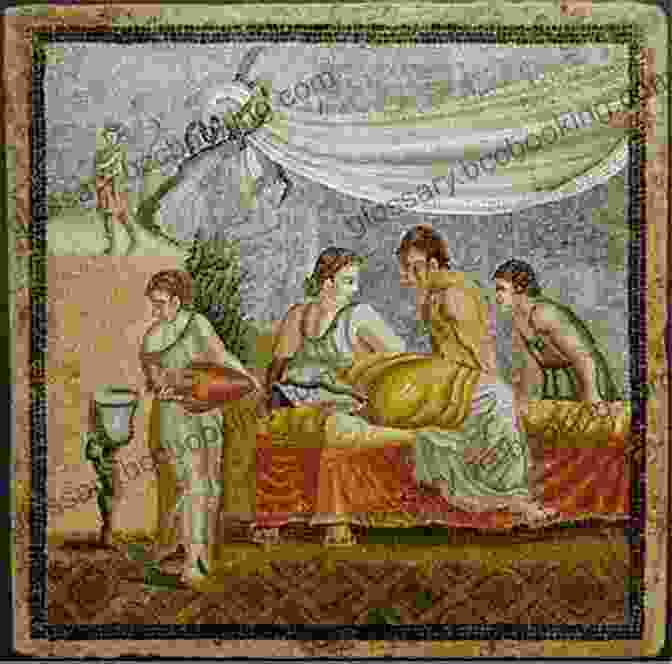 A Mosaic Depicting A Scene Of Roman Life, With People Engaged In Various Activities. Meet The Ancient Romans James Davies