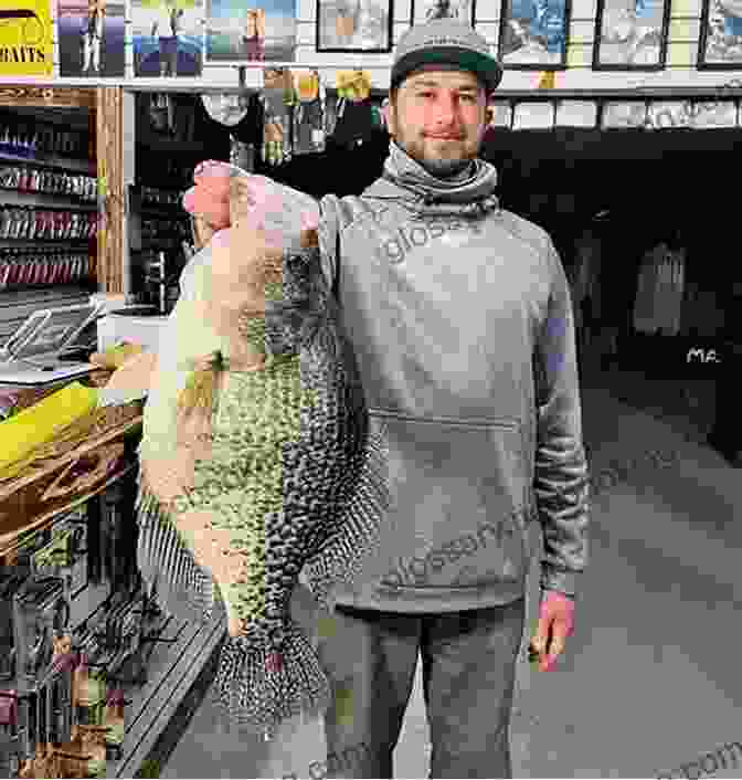 A Photo Of A Fisherman Holding A Large Crappie Masters Secrets Of Crappie Fishing (Fishing Library)