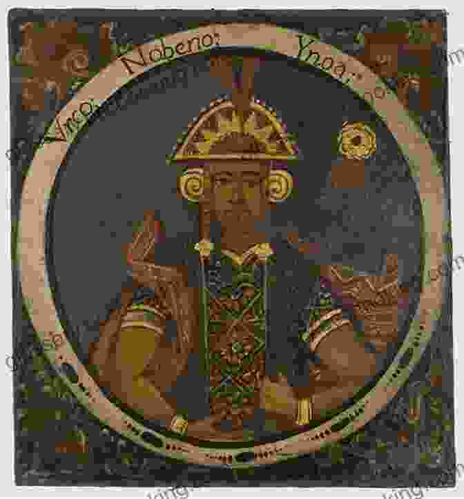 A Portrait Of An Inca Emperor Adorned With Traditional Regalia The Incas (Peoples Of America 13)