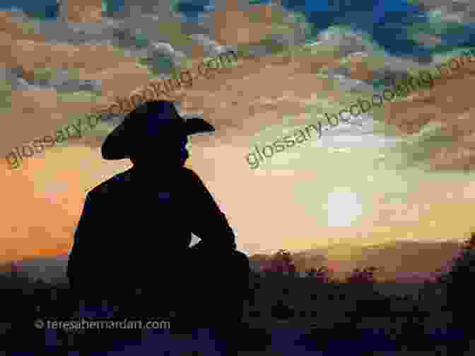 A Solitary Cowboy Silhouetted Against A Golden Sunset, Evoking The Spirit Of The Wild West What If You Met A Cowboy?