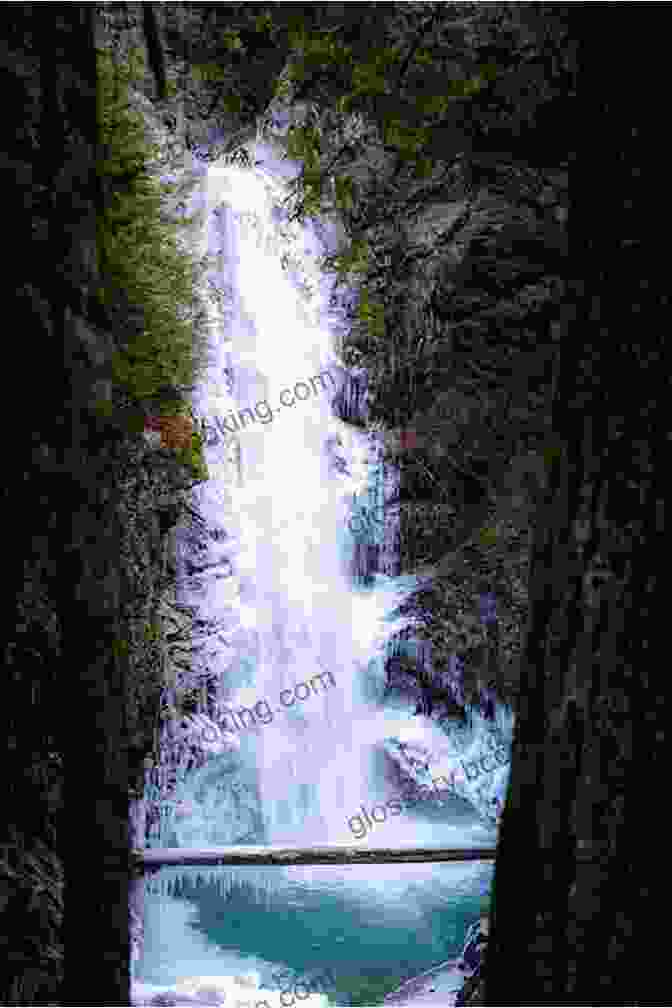 A Waterfall Cascading Down A Mountainside A Quiet Place Louise Heal Kawai