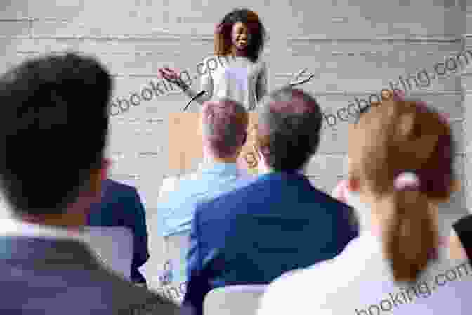 A Woman Confidently Presenting To A Large Audience Successful Presenting In A Week: Teach Yourself