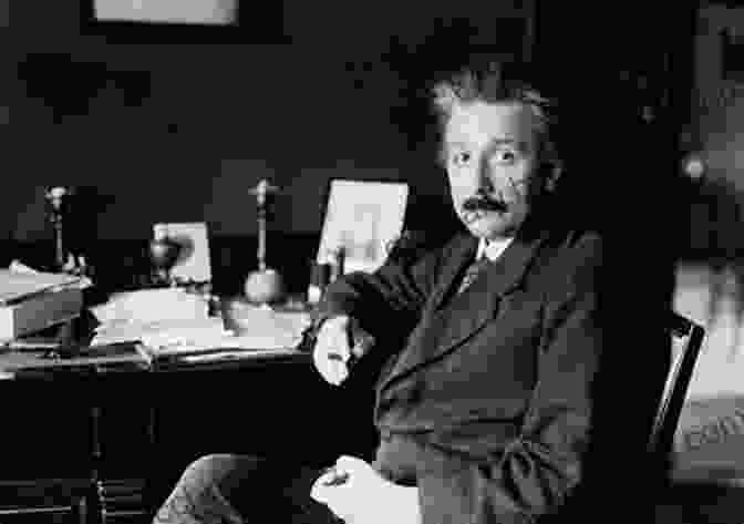 A Young Albert Einstein Sitting At A Desk, Reading A Book. Albie S First Word: A Tale Inspired By Albert Einstein S Childhood