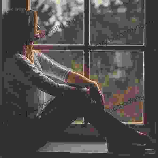 A Young Woman Sits Alone In Space, Looking Out The Window With A Sense Of Longing And Isolation The Loneliest Girl In The Universe