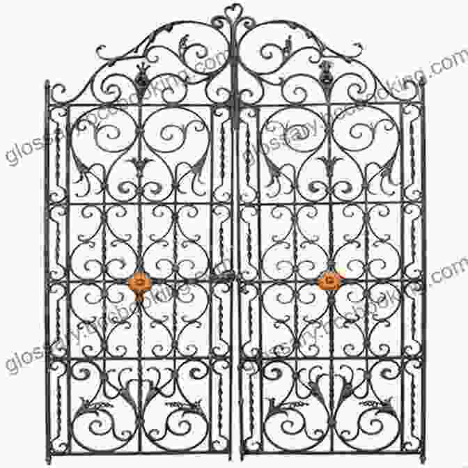 An Intricate Wrought Iron Gate With Elaborate Scrolls And Foliage Motifs Decorative French Ironwork Designs (Dover Jewelry And Metalwork)