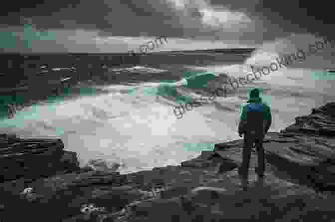 Blindsides Book Cover: A Photograph Of A Person Standing On A Cliff Edge, Looking Out At A Vast And Turbulent Sea. The Person Is Wearing A Red Jacket And Has Their Back To The Camera. The Book Title And Author Name Are Superimposed Over The Image. Any Ordinary Day: Blindsides Resilience And What Happens After The Worst Day Of Your Life