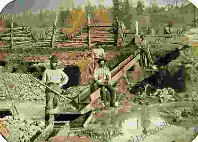 California Gold Rush Miners Working In A River Struck Gold: California Gold Rush (Behind The Curtain)