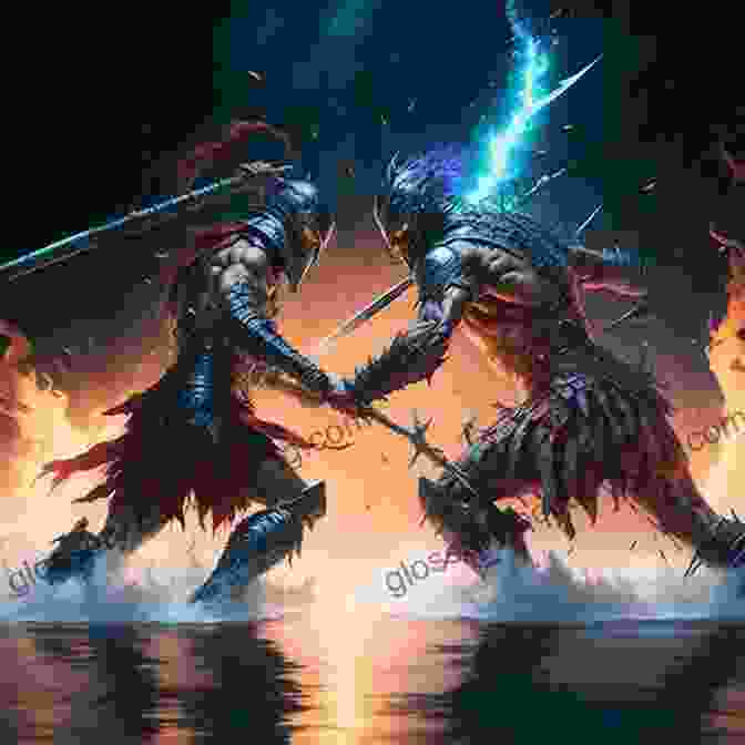 Cinder And Thorne Engaged In A Fierce Battle, Their Swords Clashing Amidst A Swirling Vortex Of Energy Cress (The Lunar Chronicles 3)