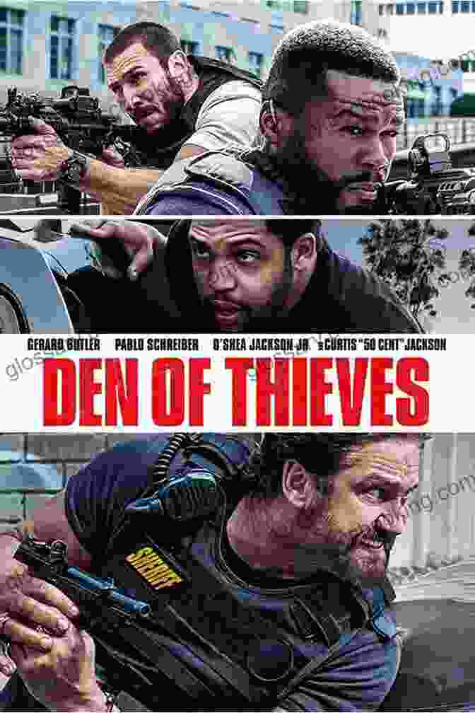 Den Of Thieves Movie Poster, Featuring James Stewart In A Police Uniform Den Of Thieves James B Stewart