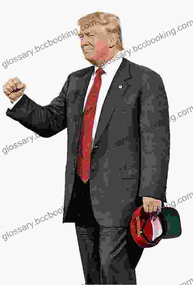 Donald Trump In A Suit And Tie, Standing In Front Of The American Flag Donald Trump Biography Bio