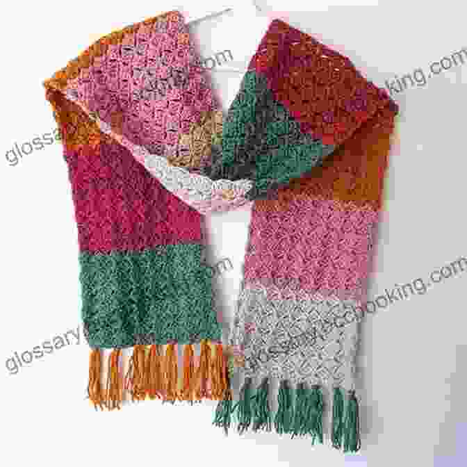 Examples Of Reversible Color Crochet Projects, Such As Blankets, Scarves, And Coasters Reversible Color Crochet: A New Technique
