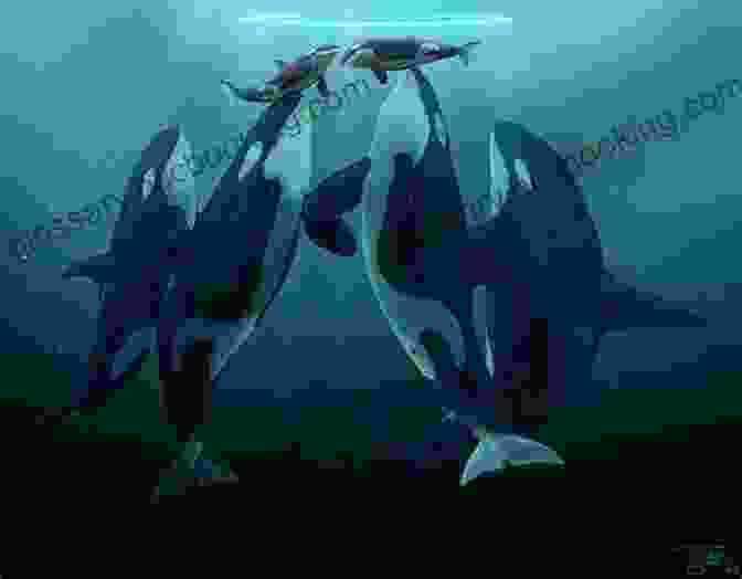 Illustration Of Emily Orca Swimming With A Pod Of Dolphins Discovering Emily (Orca Young Readers)