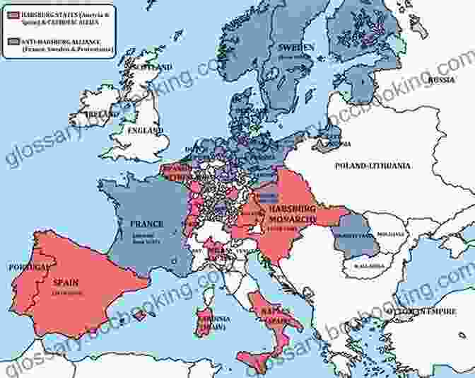 Map Of Europe During The Thirty Years' War, Highlighting The Religious And Political Divisions That Fueled The Conflict A Brief History Of The Thirty Years War