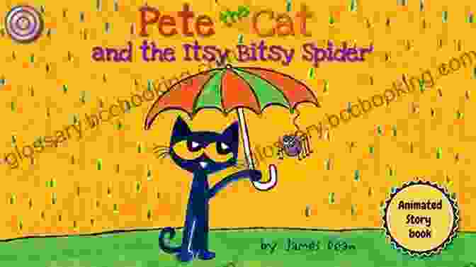 Pete The Cat And The Itsy Bitsy Spider Illustration Pete The Cat And The Itsy Bitsy Spider