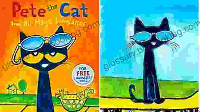 Pete The Cat Wearing Sunglasses And A Lei, Standing On A Suitcase Surrounded By Landmarks From Around The World Pete The Cat S World Tour: Includes Over 30 Stickers