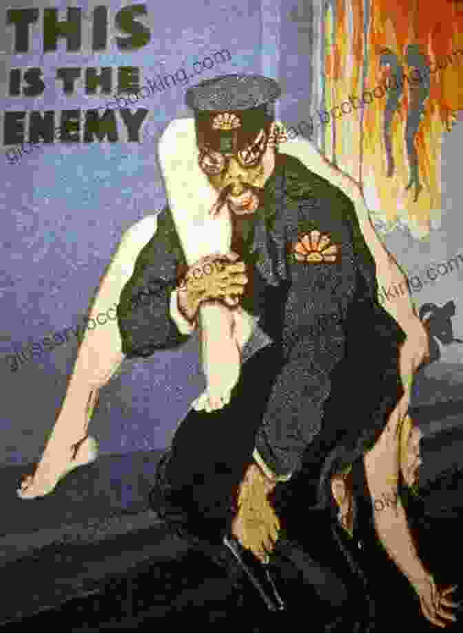 Propaganda Poster From 'The Other Side Of Infamy' Showing A Japanese Soldier Standing Over A Fallen American Soldier The Other Side Of Infamy: My Journey Through Pearl Harbor And The World Of War