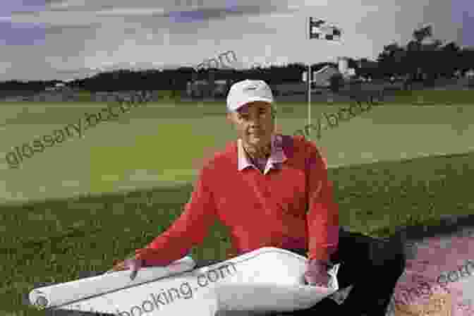 Robert Trent Jones Sr., A Legendary Golf Course Architect Standing On A Golf Course, Overlooking A Green With A Golf Flag. A Difficult Par: Robert Trent Jones Sr And The Making Of Modern Golf