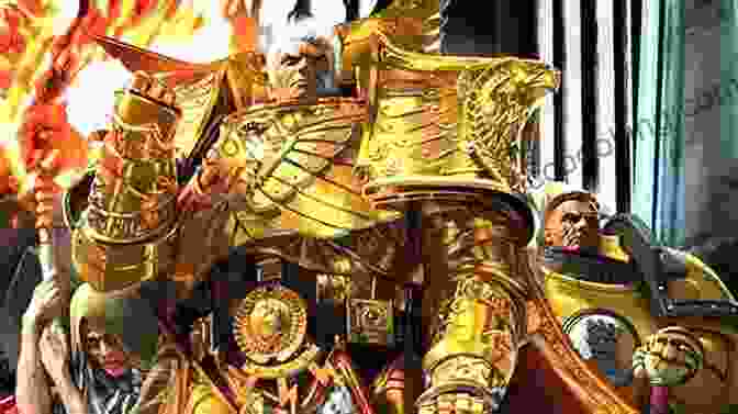 Rogal Dorn Leading The Imperial Fists Into Battle Hammer Of The Emperor (Warhammer 40 000)
