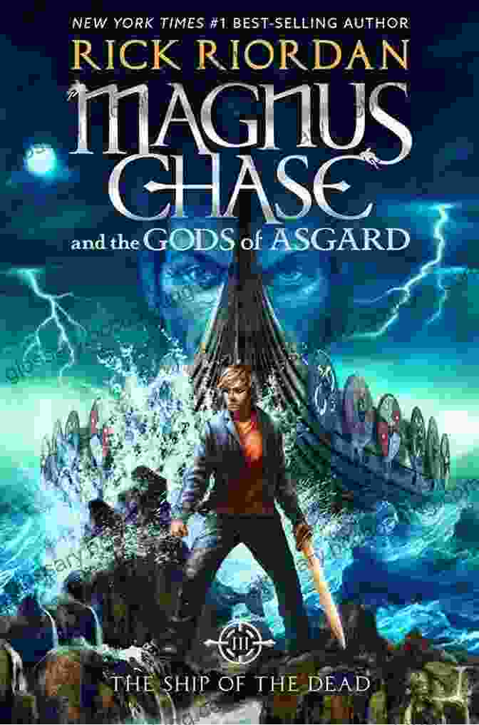 Runewarriors: Ship Of The Dead Book Cover Featuring A Viking Warrior Brandishing A Sword Against A Backdrop Of A Stormy Sea And A Mysterious Ship. RuneWarriors: Ship Of The Dead