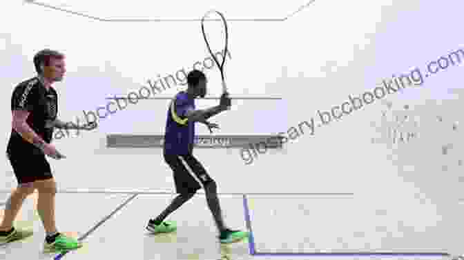 Squash Player Executing A Powerful Drive With Perfect Grip And Swing Become A Squash Champion: Learn Essential Skills