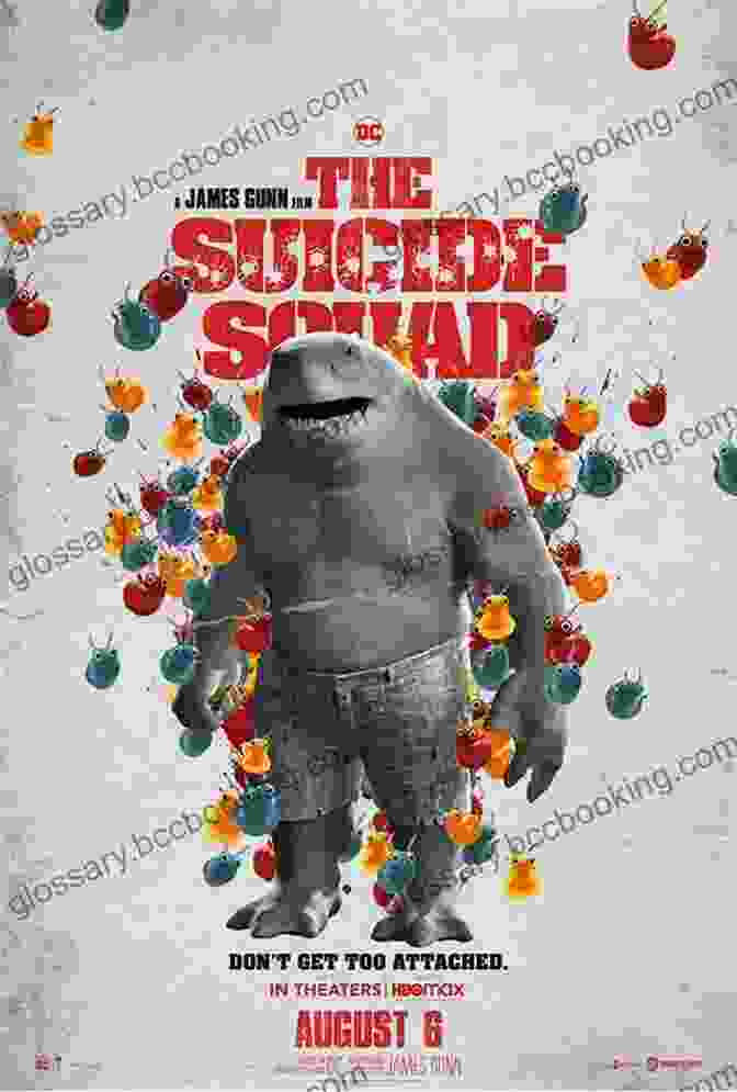 Suicide Squad: King Shark Movie Poster Featuring A Large, Menacing Shark Like Humanoid With A Tattoo On His Head That Says 'King' Suicide Squad: King Shark (2024 ) #2