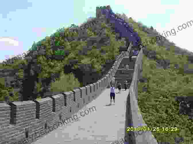 Sydney And Taylor Standing In Awe Of The Great Wall Of China Sydney And Taylor Explore The Whole Wide World