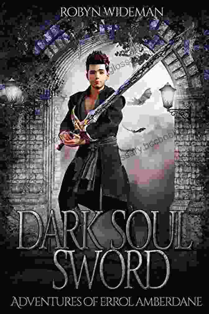 The Adventures Of Errol Amberdane Book Cover, Featuring A Young Squire With A Sword Raised High, Facing A Fearsome Dragon In A Dramatic Battle Scene Dark Soul Sword: An Epic Fantasy Adventure (Adventures Of Errol Amberdane 1)