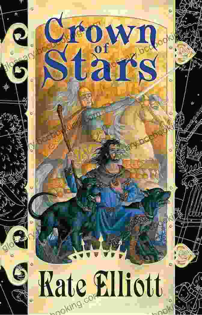 The Crown Of Stars Book Cover, Showing Merlin Standing Before A Celestial Tapestry Of Stars The Aegis Of Merlin Omnibus Vol 2: 5 8 (The Aegis Of Merlin Collections)