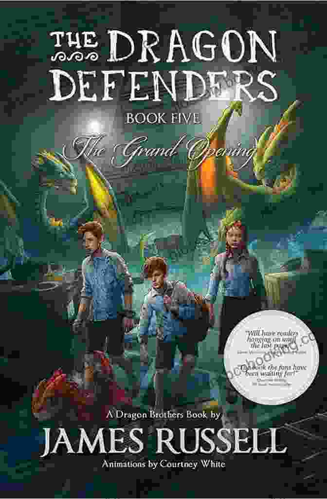 The Grand Opening: The Dragon Defenders Book Cover The Dragon Defenders Five: The Grand Opening (The Dragon Defenders: The World S First Augmented Reality Novel 5)
